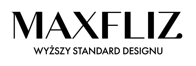 Logotyp, Maxfliz, Wyzszy Standard Designu Czarny